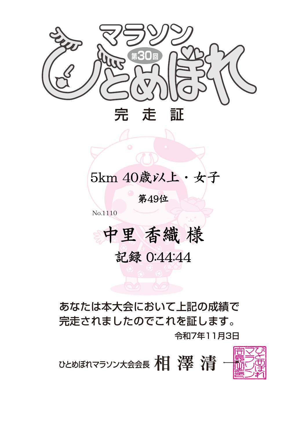 記録証