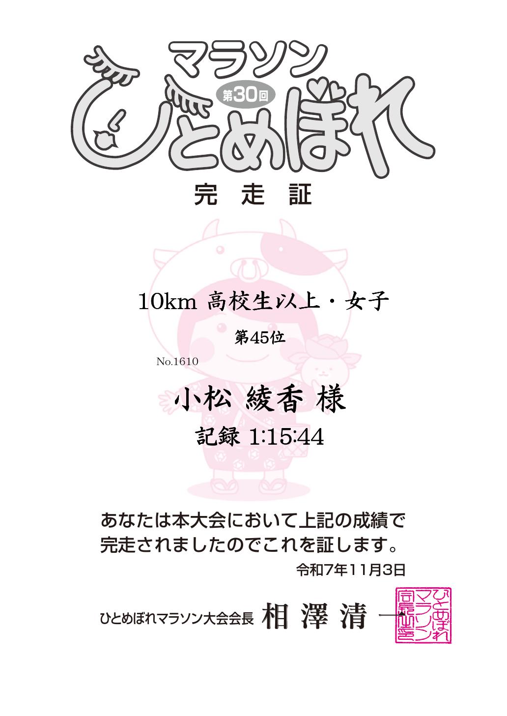 記録証
