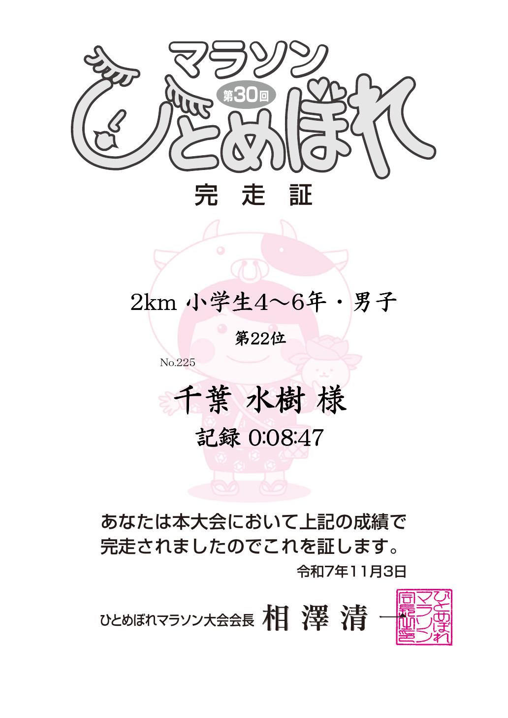 記録証