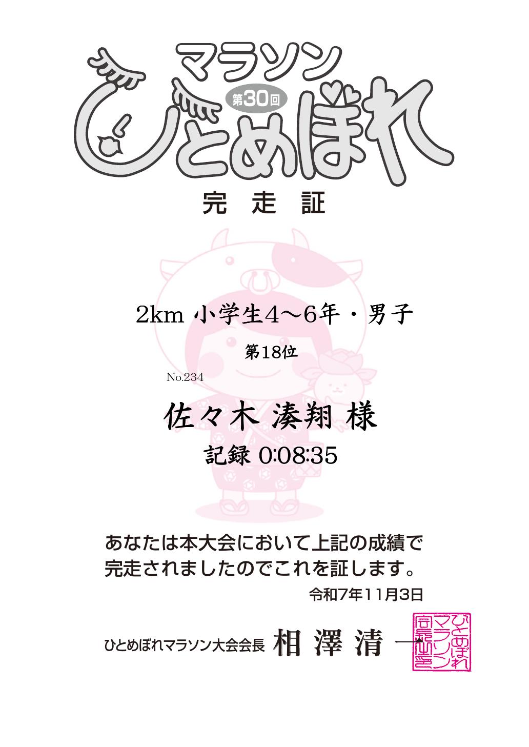 記録証
