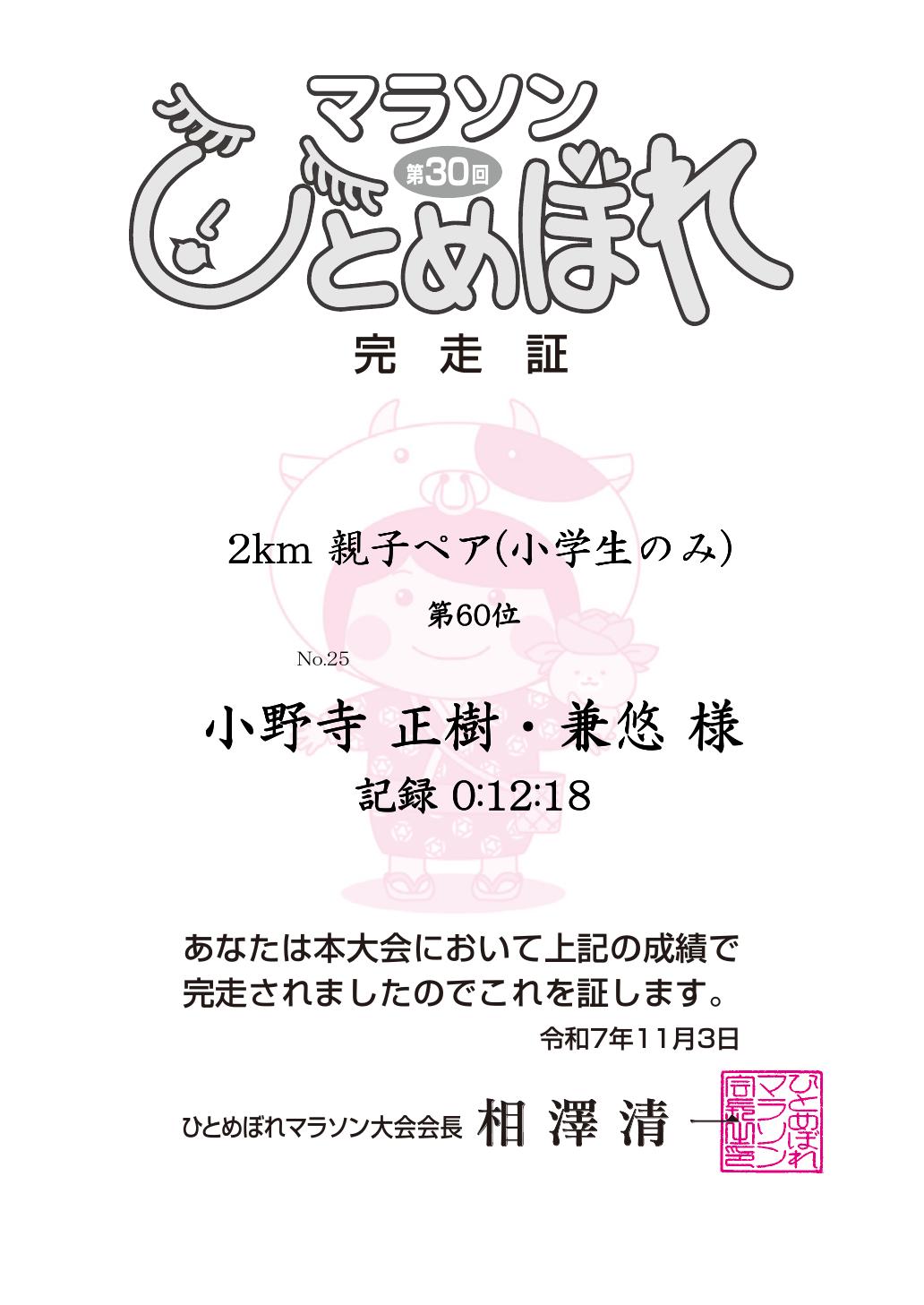 記録証