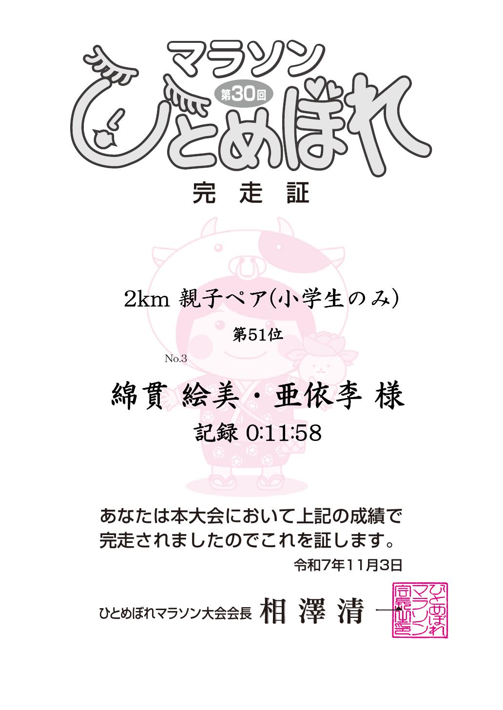 記録証