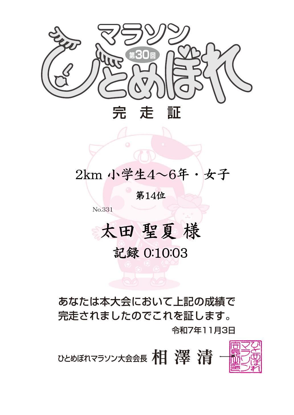 記録証