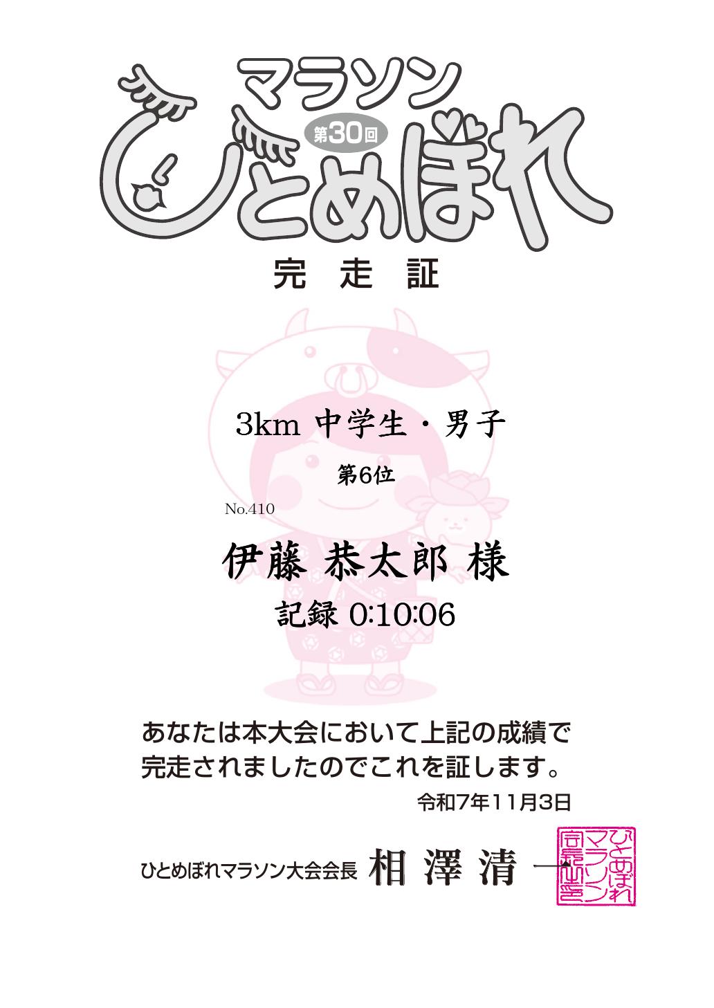 記録証