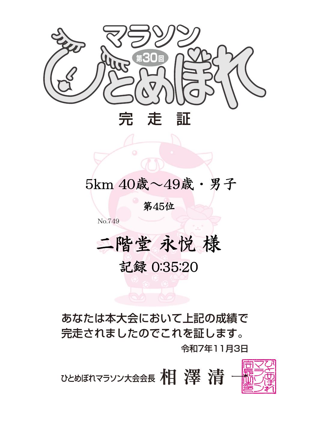 記録証