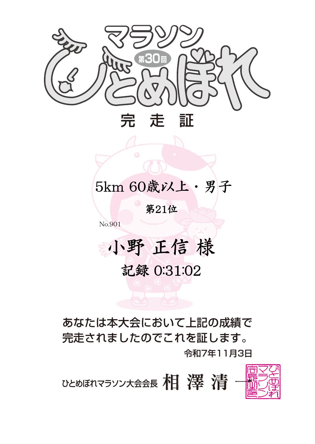 記録証