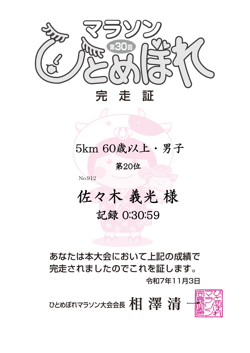 記録証