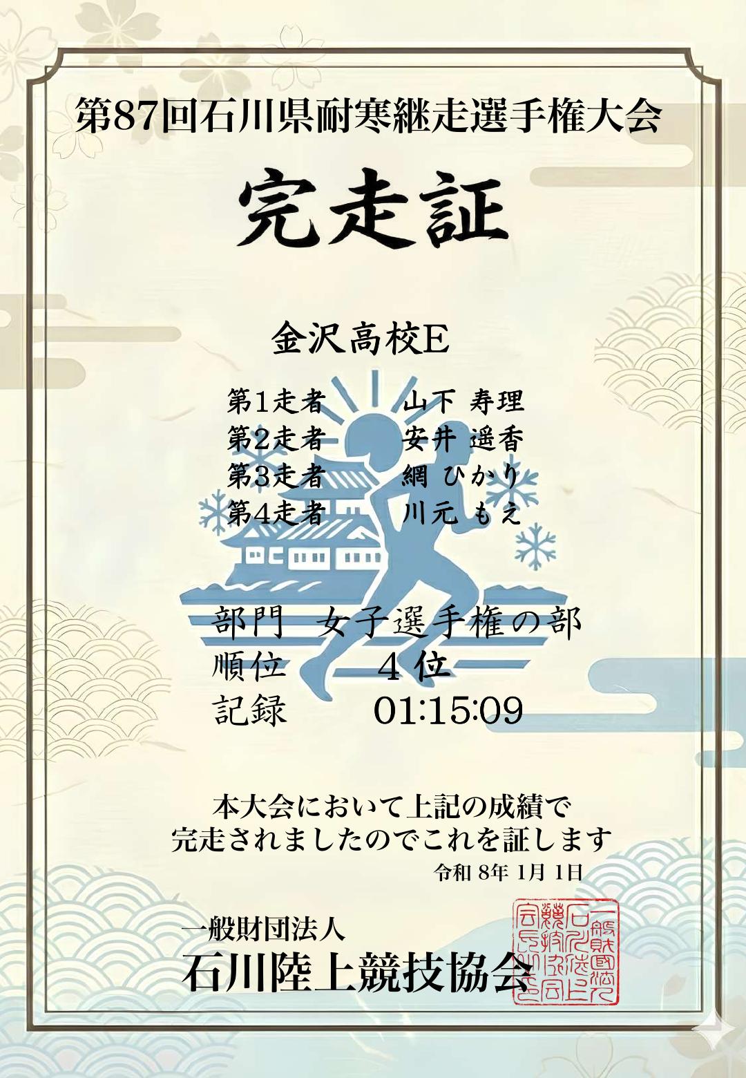 記録証