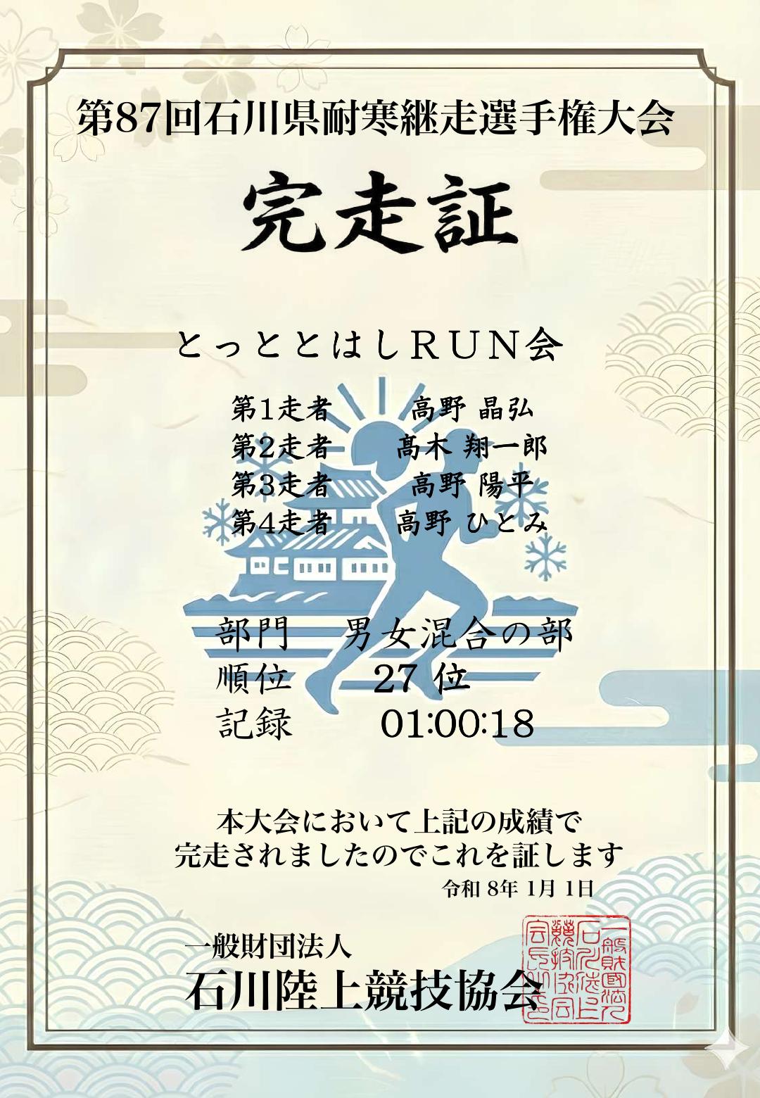 記録証