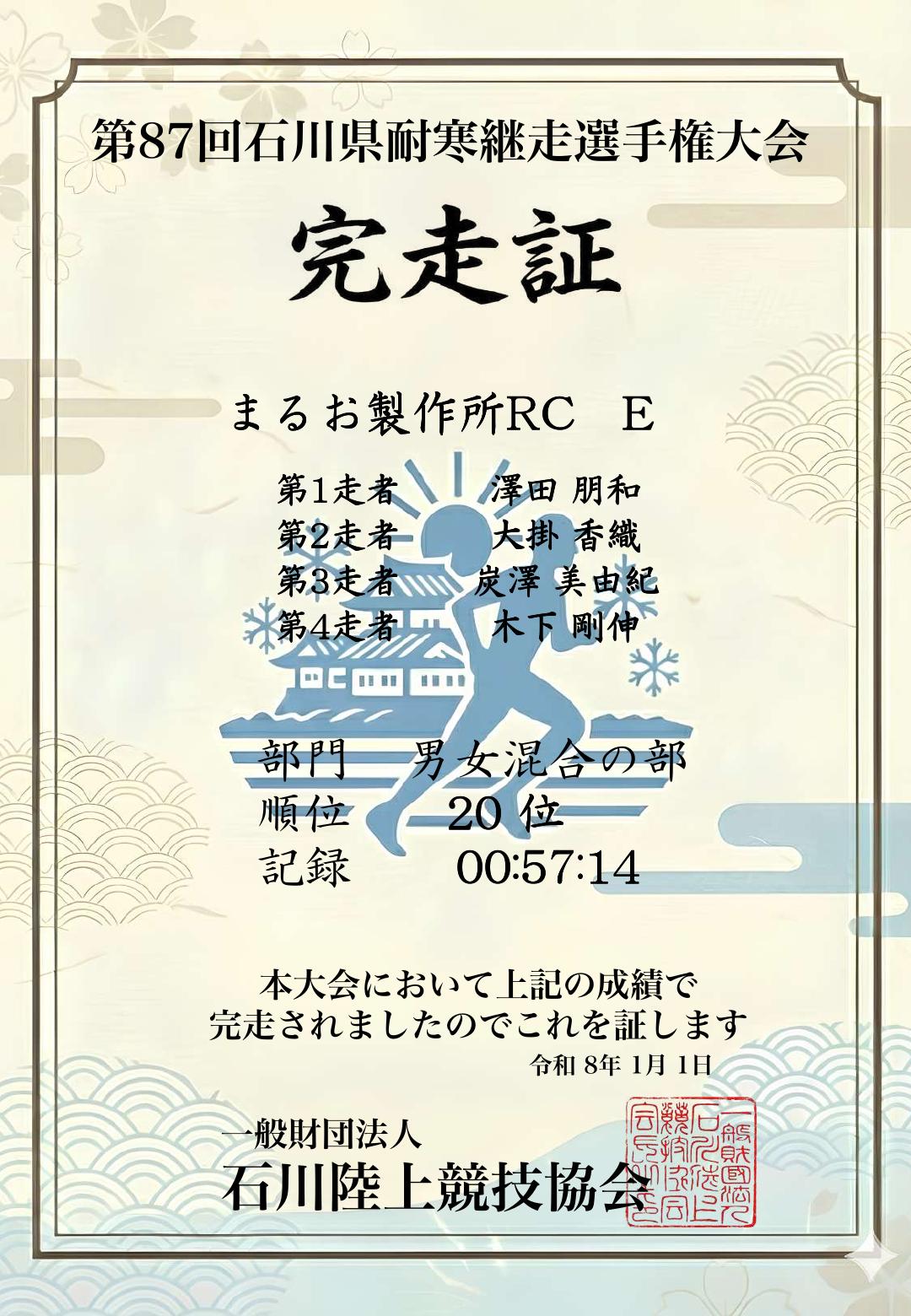 記録証
