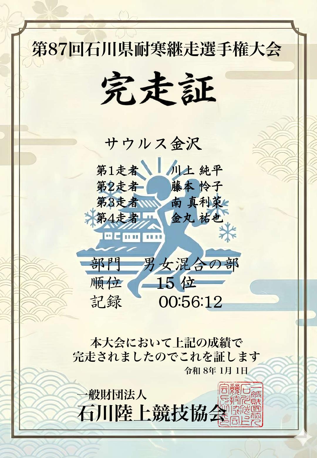 記録証
