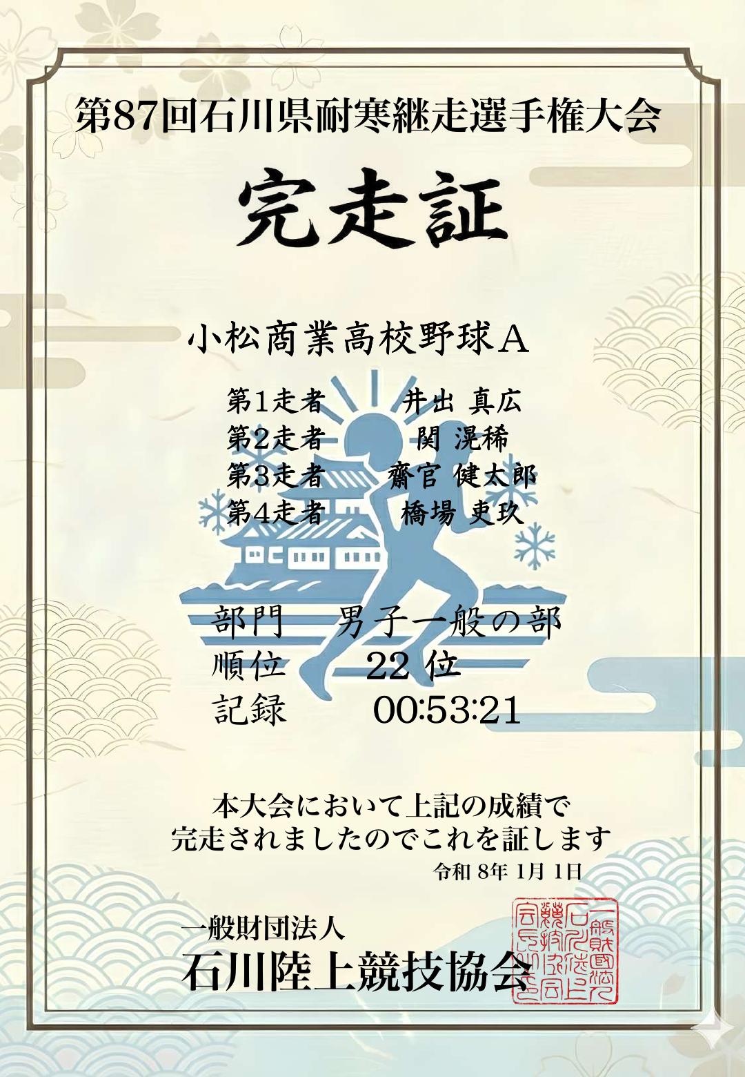 記録証