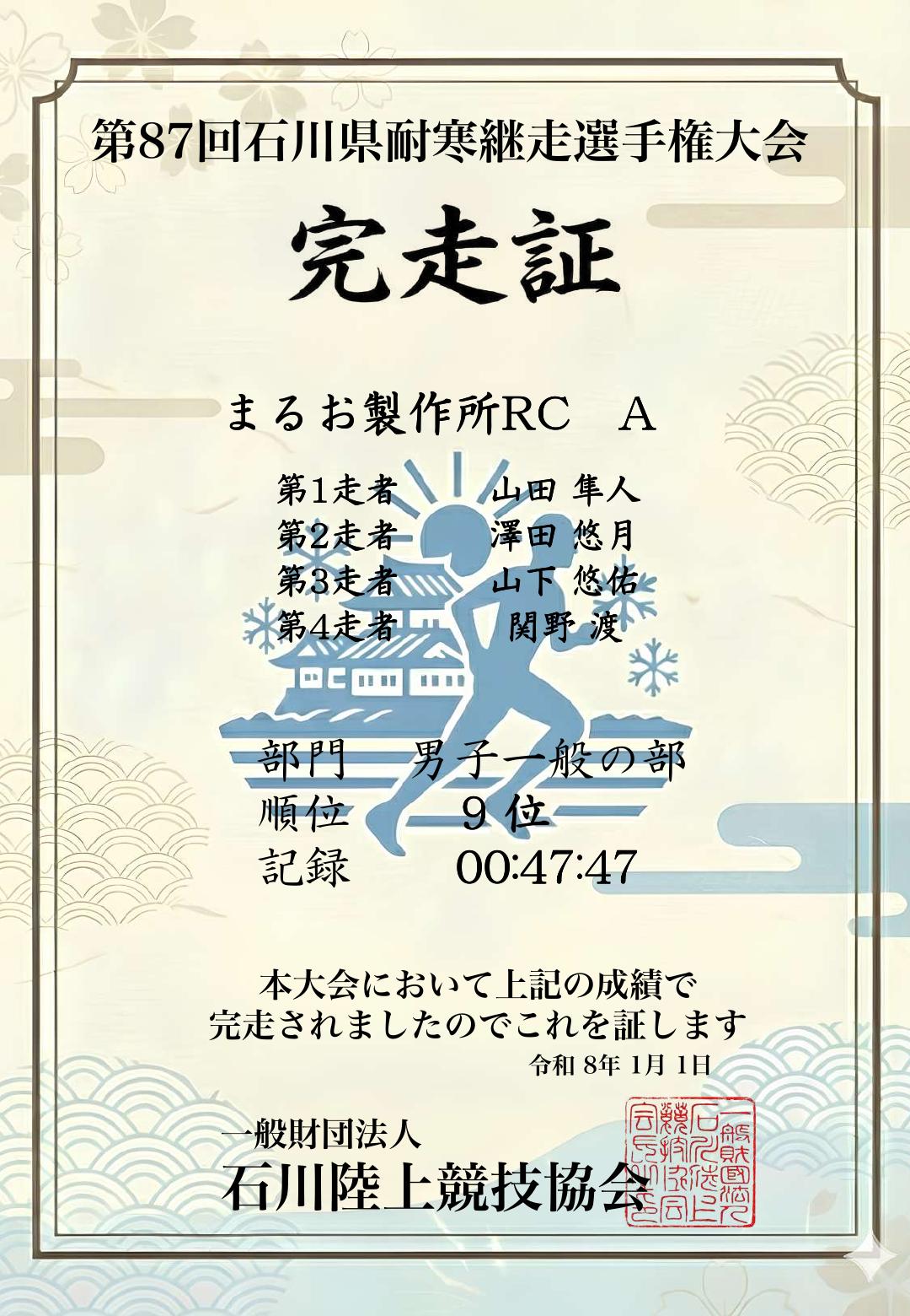 記録証