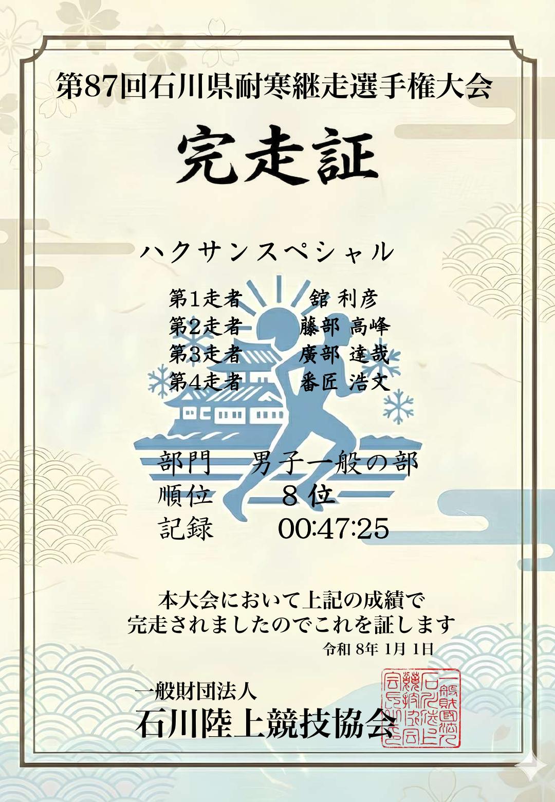 記録証