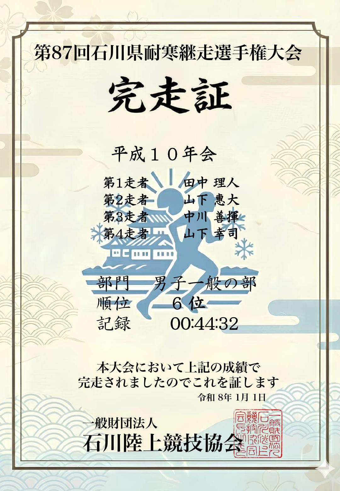 記録証