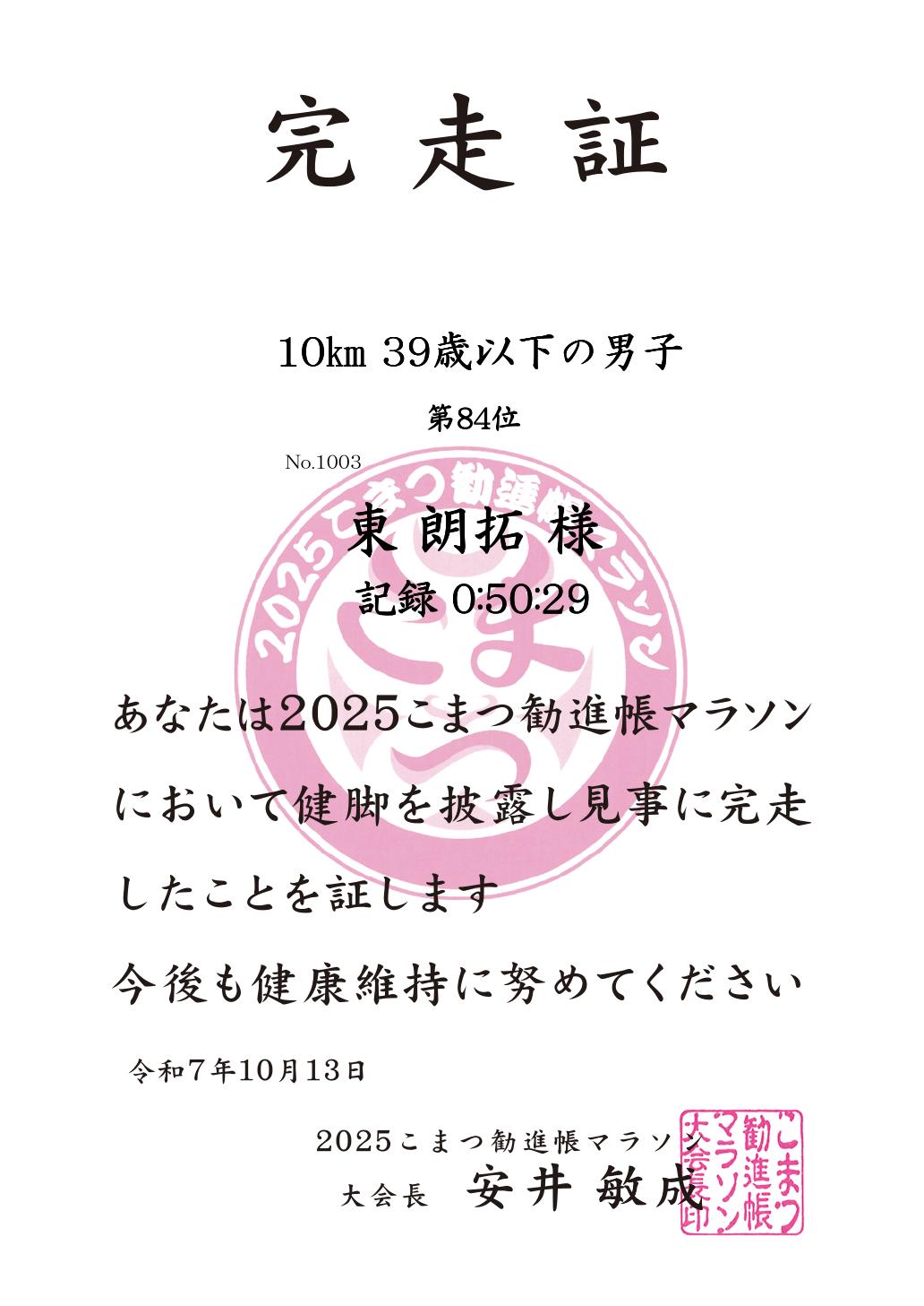 記録証