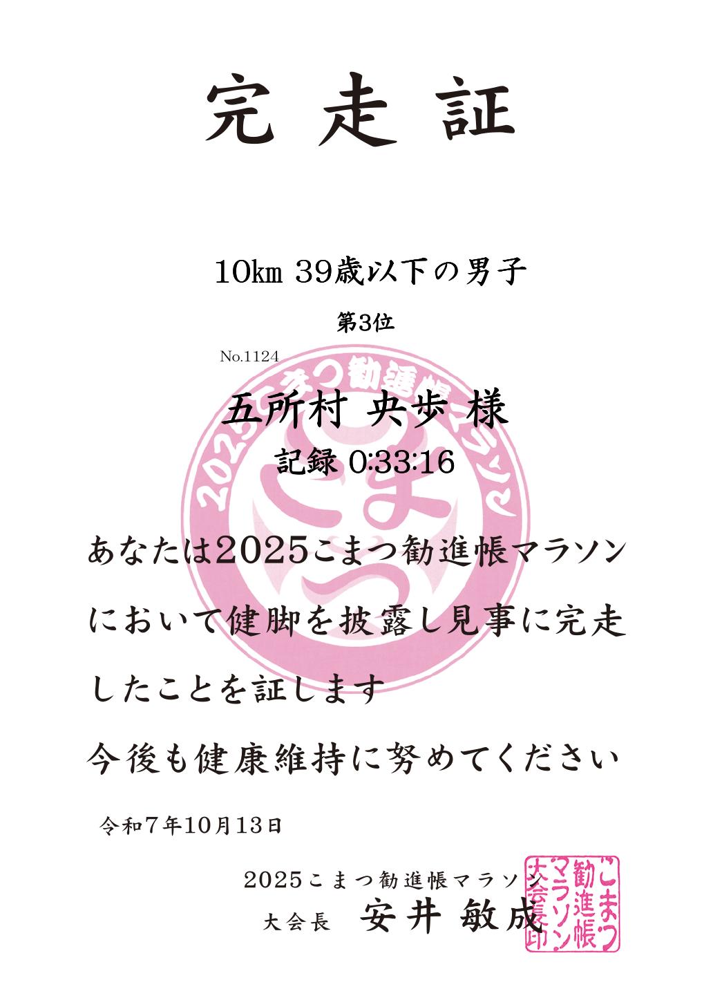 記録証