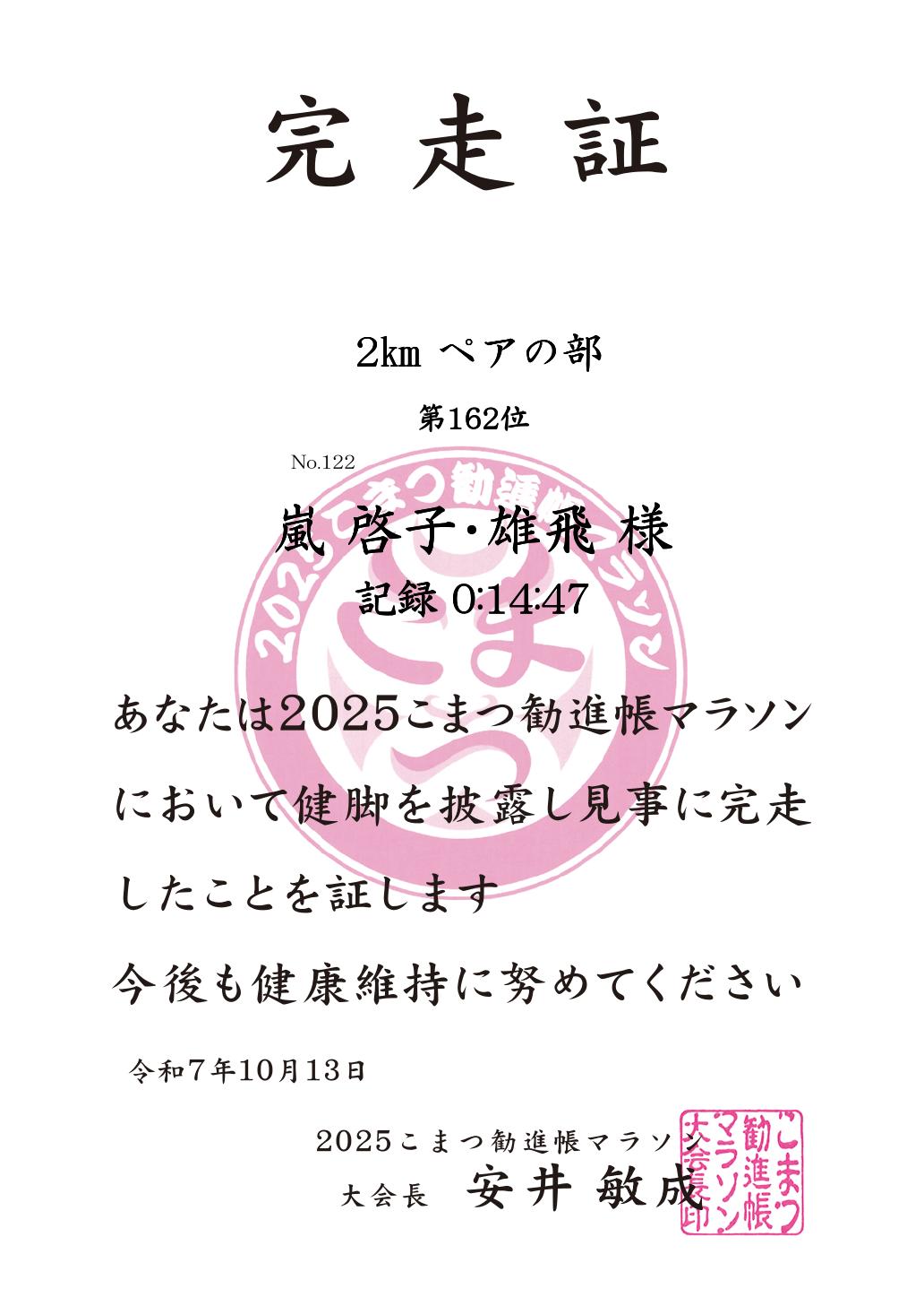 記録証