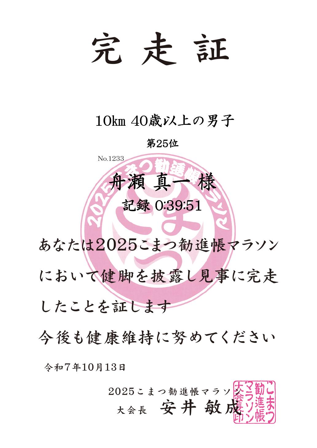 記録証