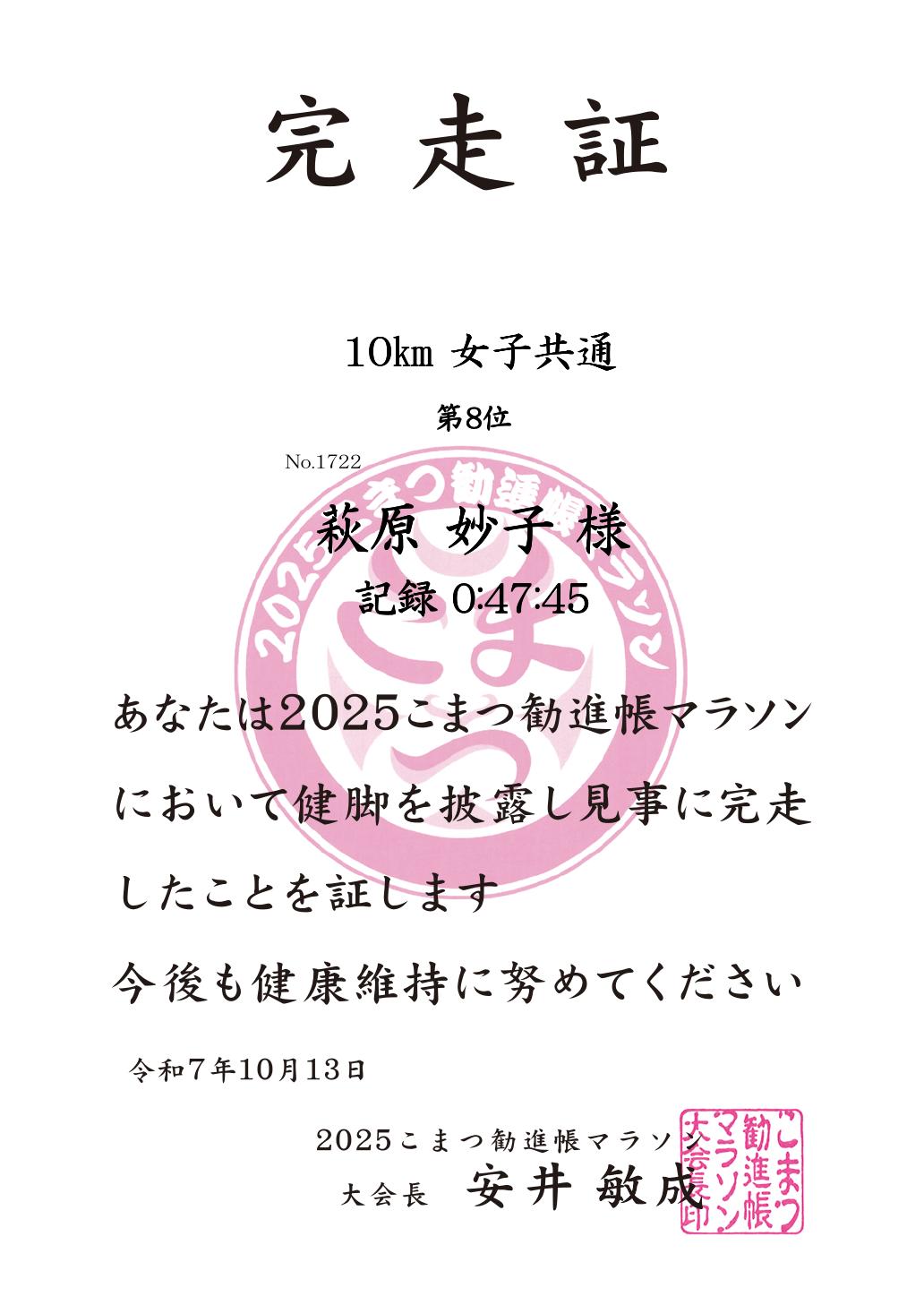 記録証