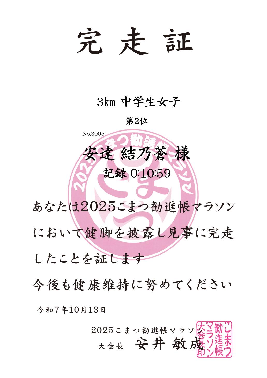 記録証