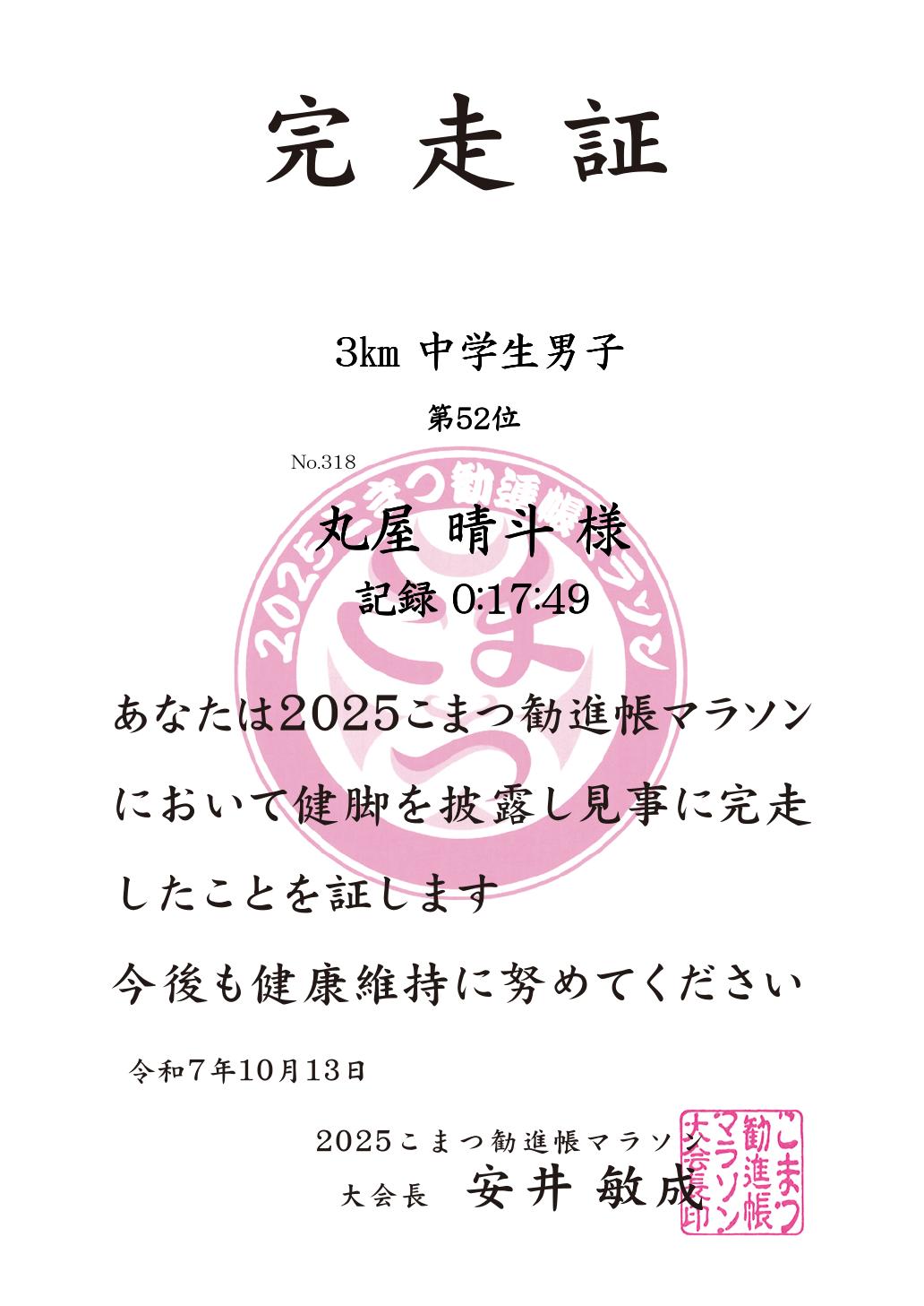 記録証