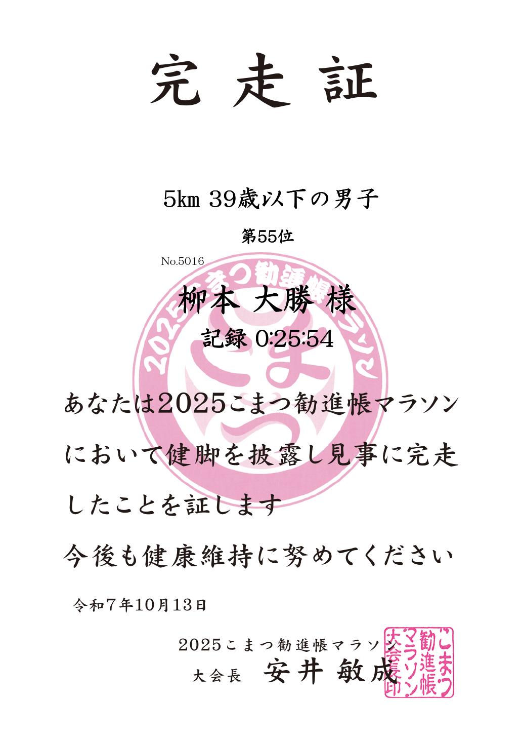 記録証