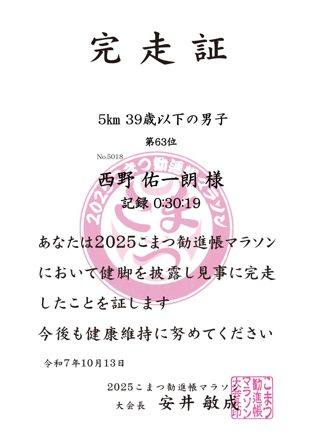 記録証