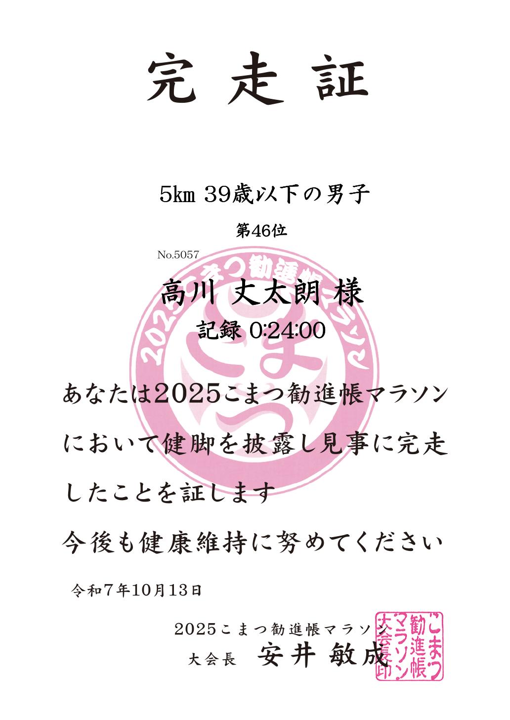 記録証