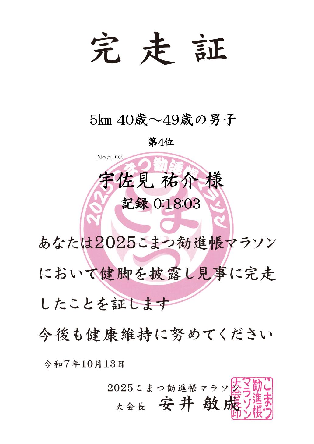 記録証