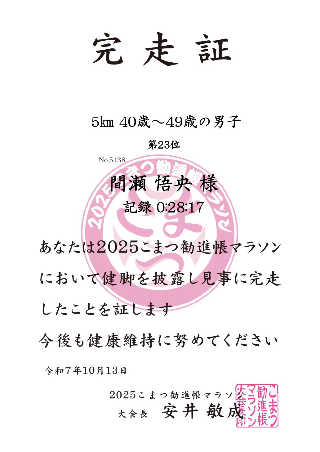 記録証
