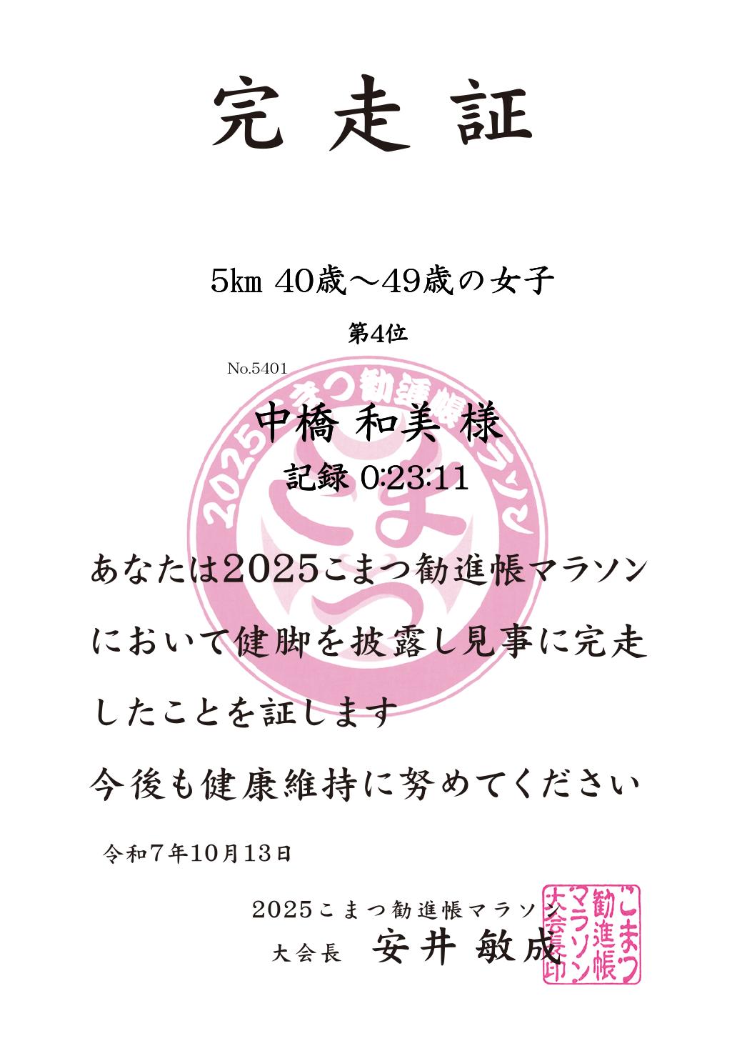 記録証