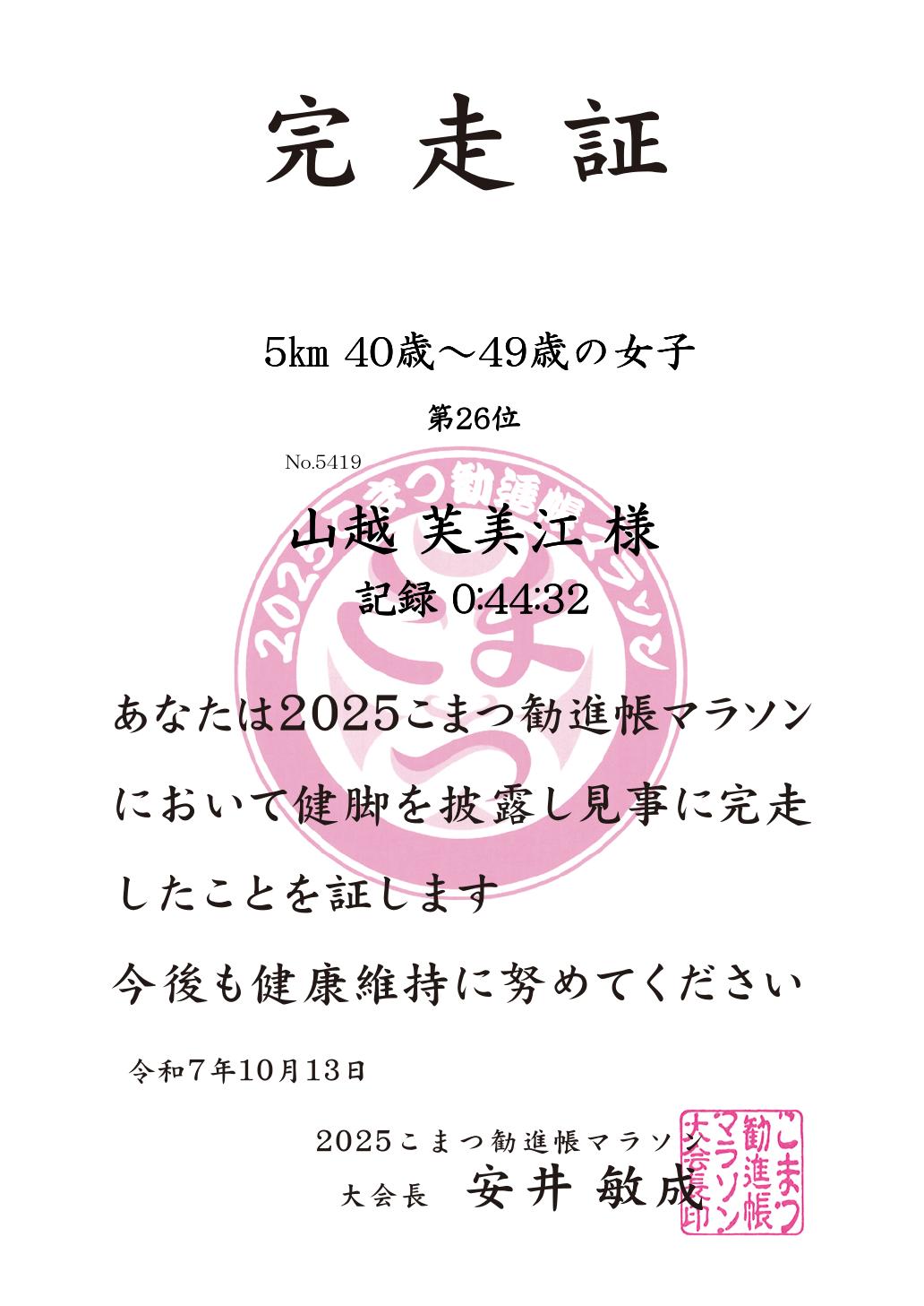 記録証