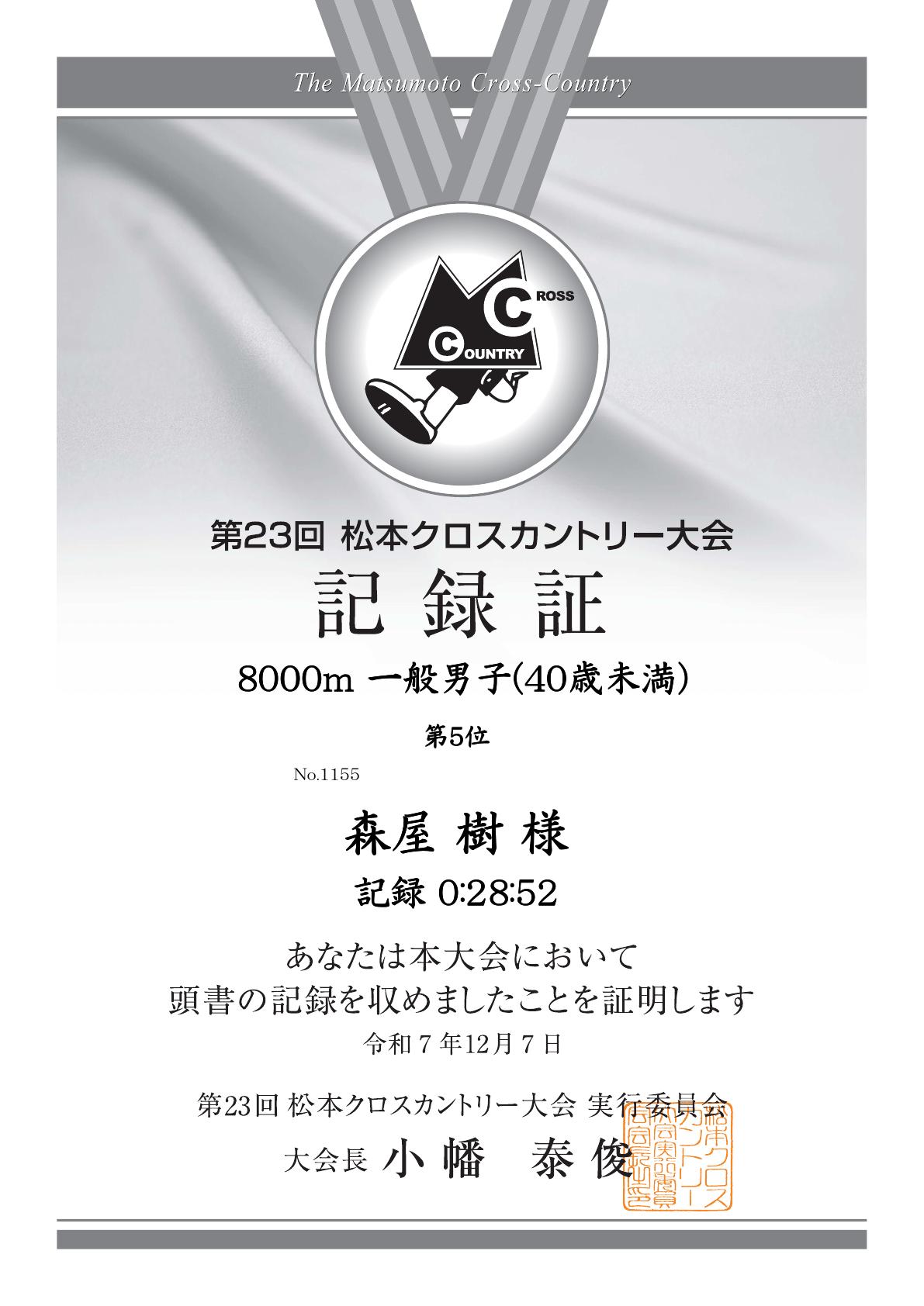 記録証