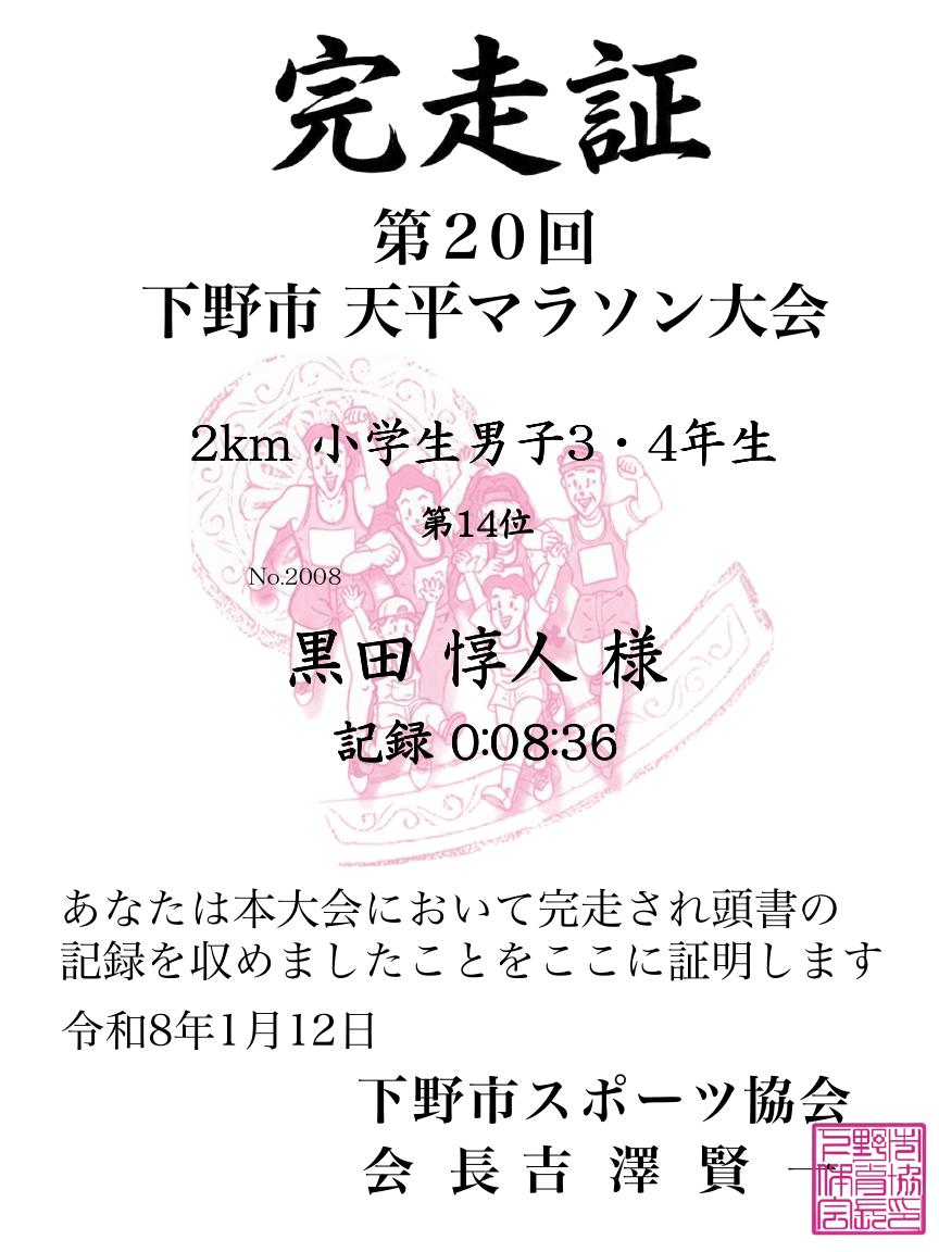 記録証