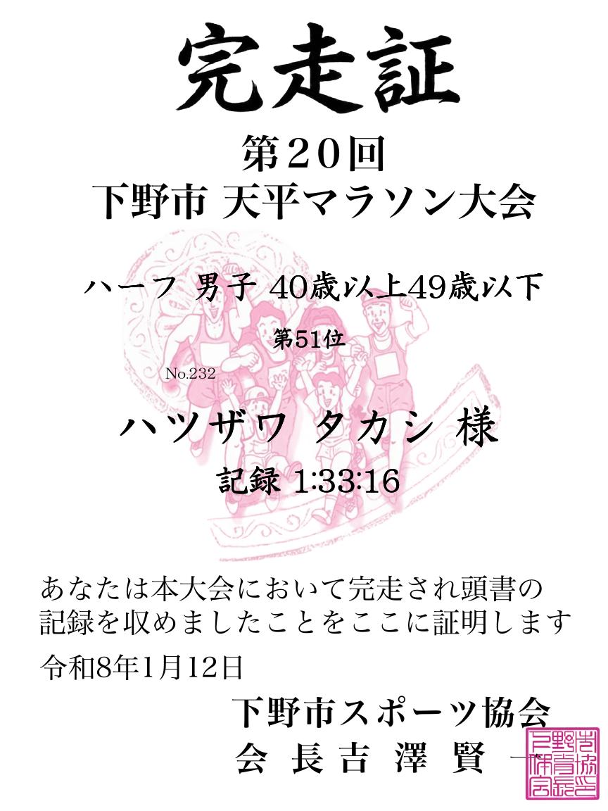 記録証