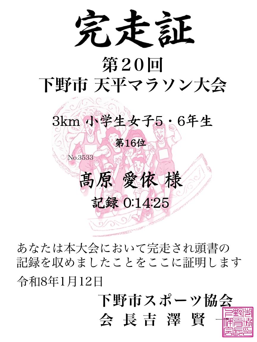 記録証