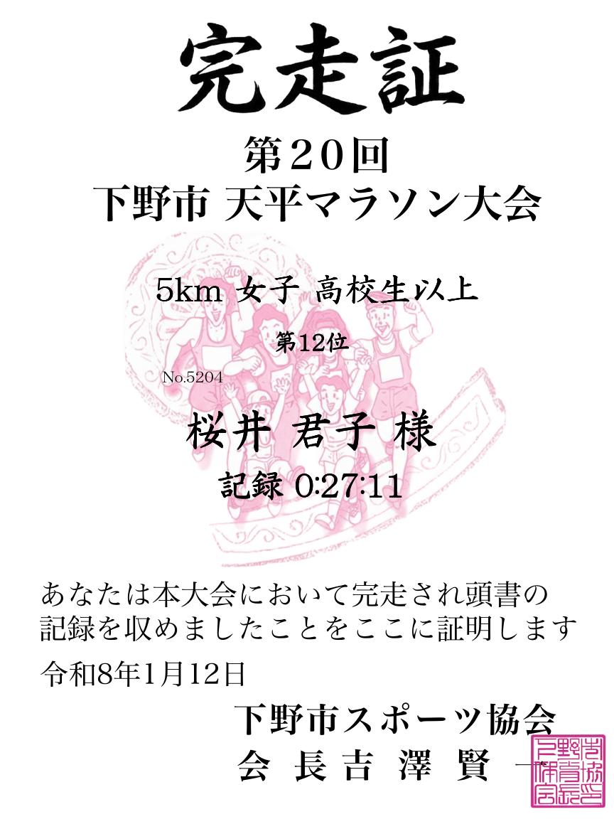 記録証