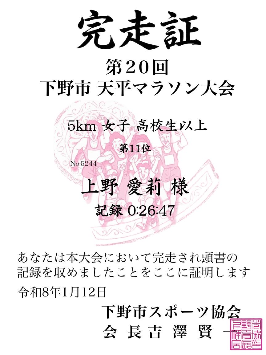 記録証