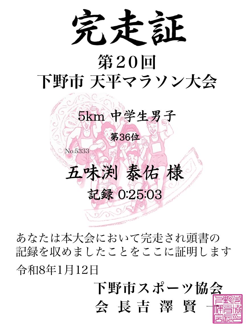 記録証