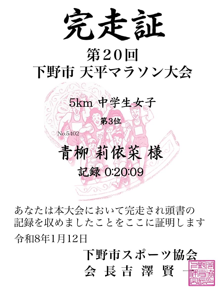 記録証