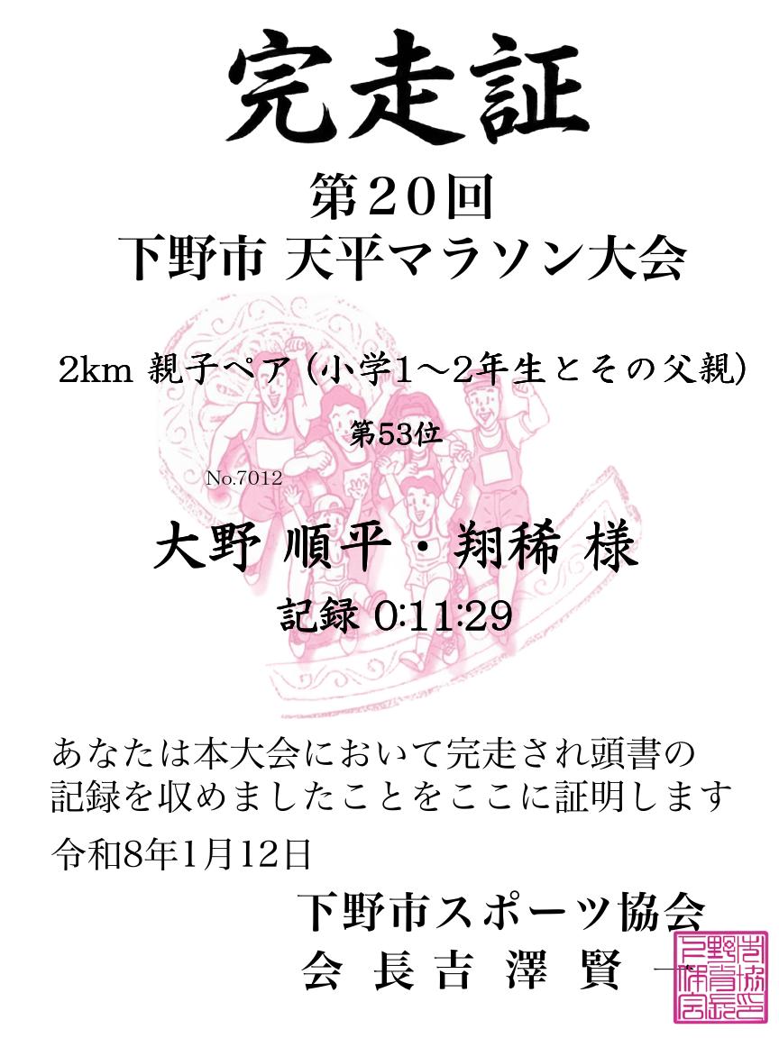 記録証